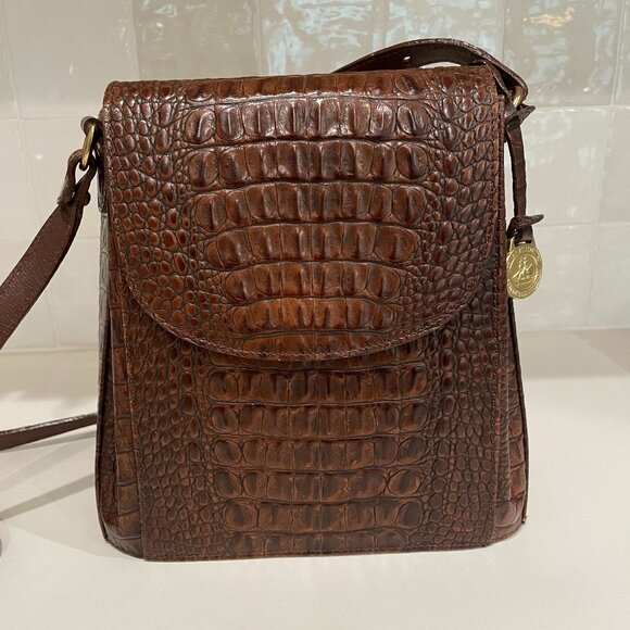 Brahmin Handbags - Brahim Pristine Brown Medium Crossbody